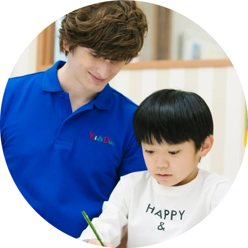 マナーを学ぶ様子